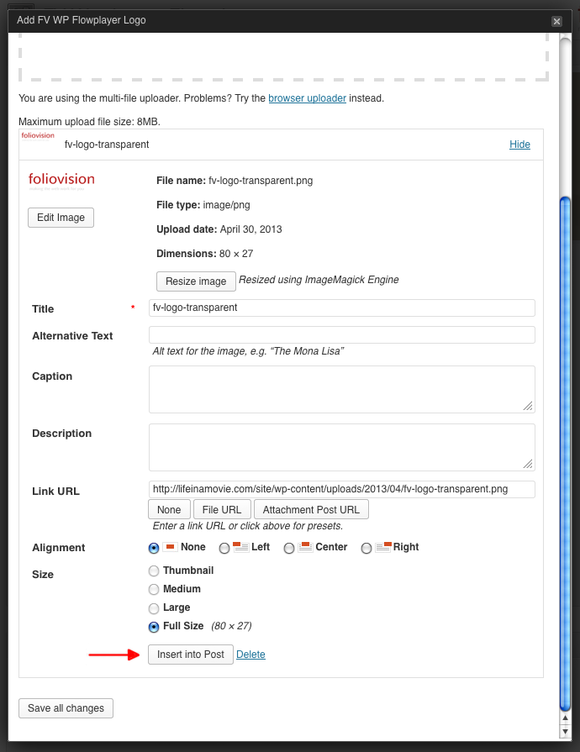 fv wp flowplayer license 2