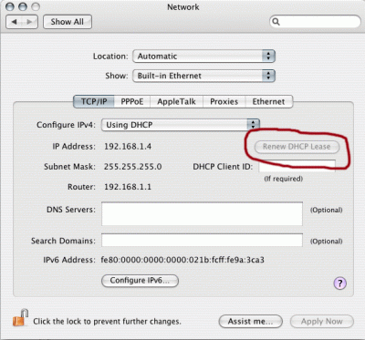  on Mac Os X Switching Network