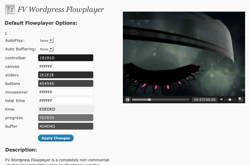 of flowplayer instances on