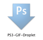 Photoshop CS3 to GIF Droplet