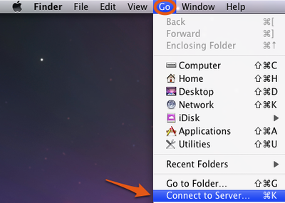 Finder Menu