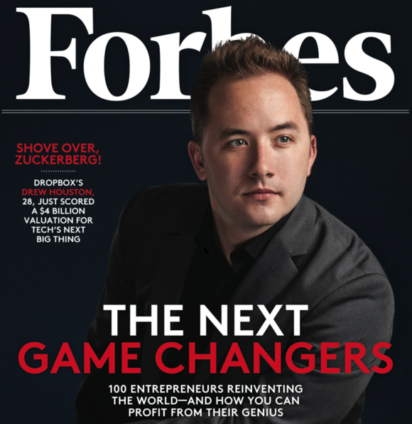 dropbox drew houston