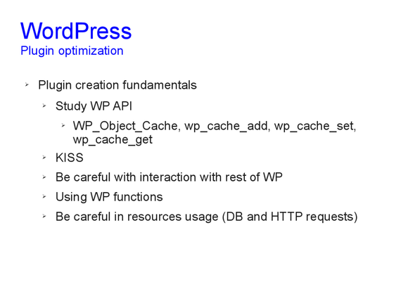 Speed optimization of WordPress 14