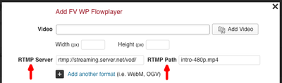 fv flowplater rtmp filled in