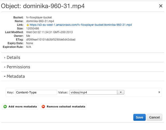 amazon s3 file meta