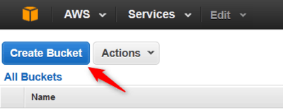 amazon s3 create bucket