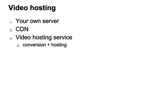 video wordpress hosting