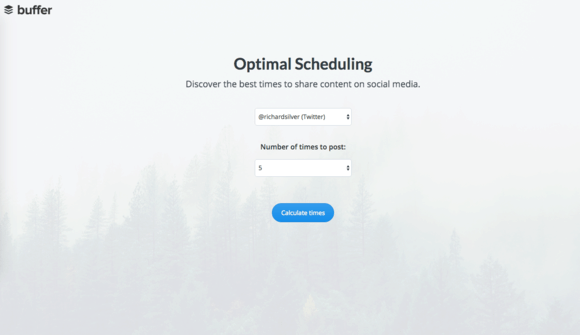 Buffer Optimal Scheduling Tool Settings