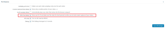 DRM Text in FV Player Pro settings