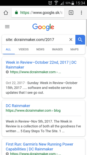 A page in AMP in Google search