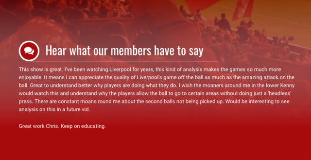 The Redmen TV positive feedback