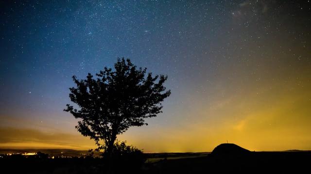 The Austrian nature at night