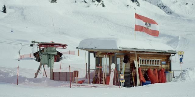 A ski-lift station at Ischgl, Austria