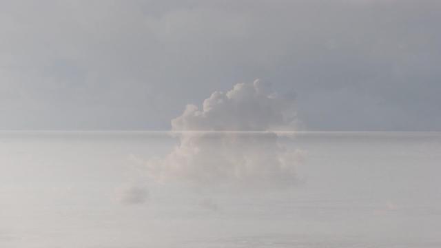 clouds above the sea in Lisbon, Portugal