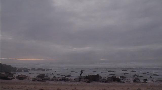 the beach in Lisbon, Portugal