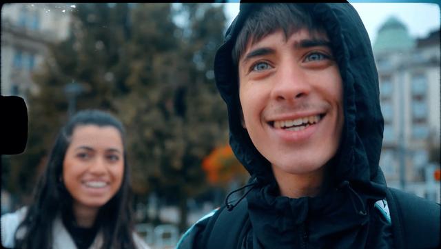 Dancers Lilla ''Lillapath'' and Adam Korsos in Budapest, Hungary